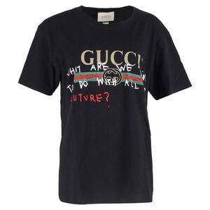 Pre Loved gucci Women black T-Shirts